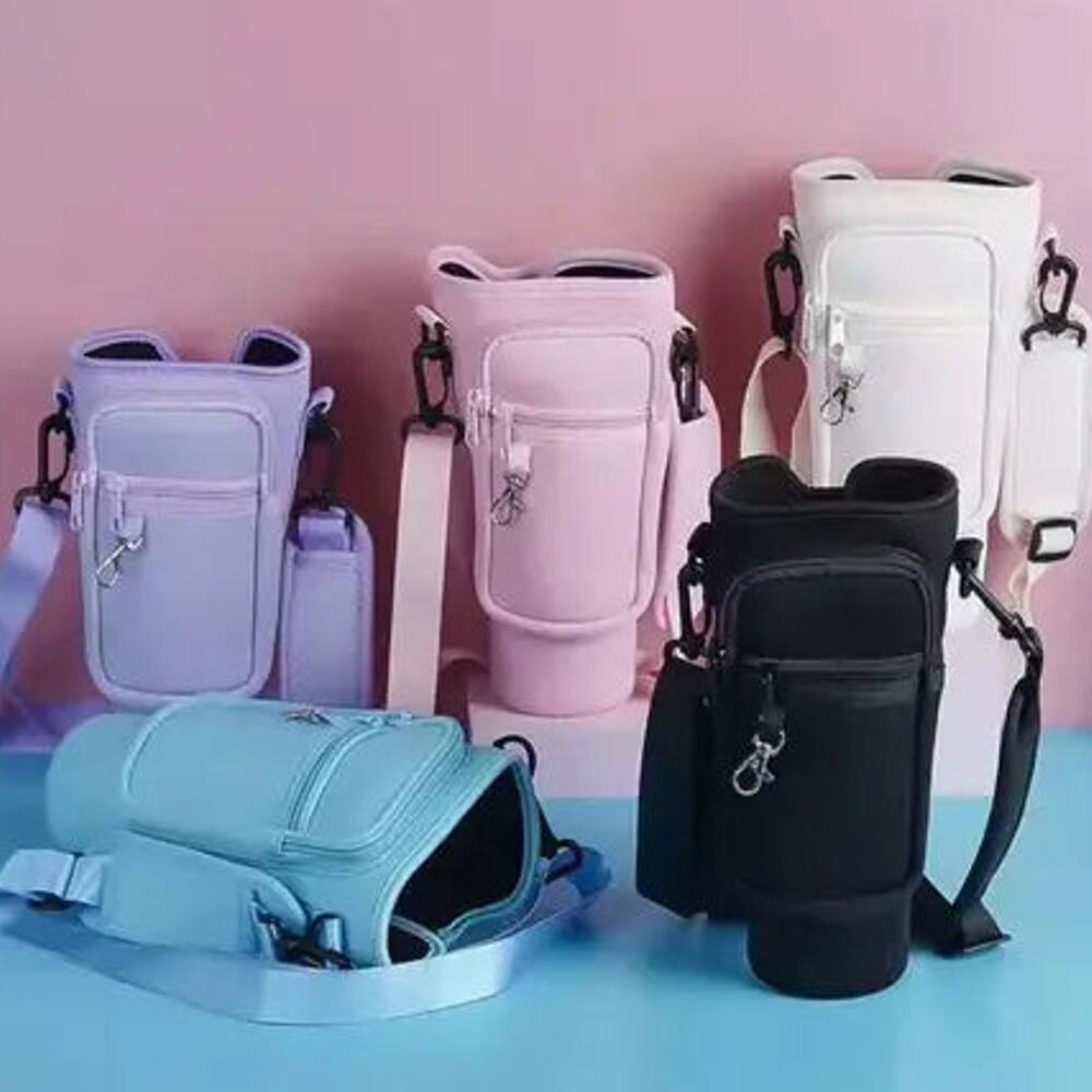 40 oz Tumbler Crossbody Carrier Pink - Picture 2 of 2